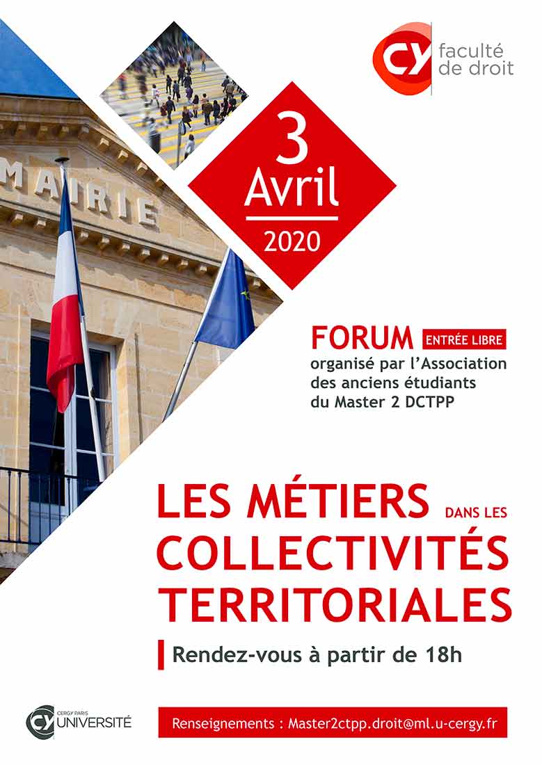 affiche du forum des métiers 2020