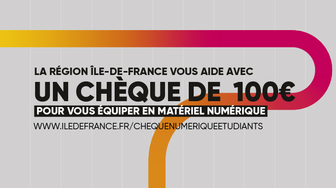 visuel campagne équipement numérique 2020 de 100 euros