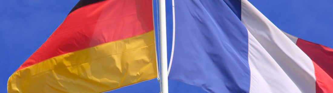image de drapeaux franco-allemand