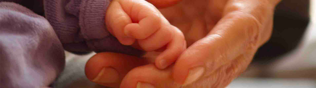 photographie main adulte tenat la main d'un bébé