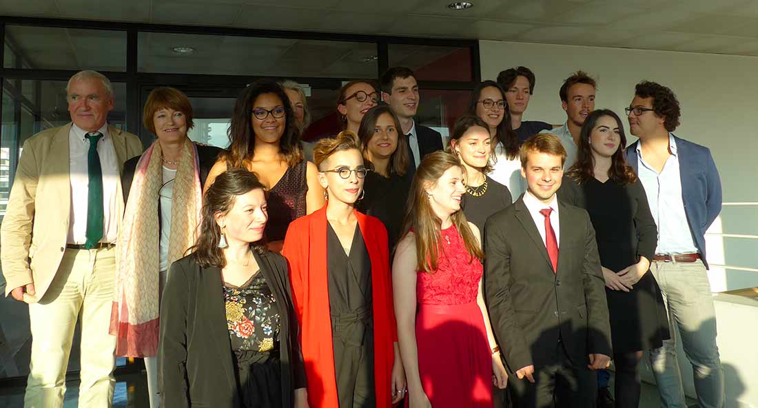 photographie de la 11ème promotion de la filière franco-allemande de la faculté de droit CY