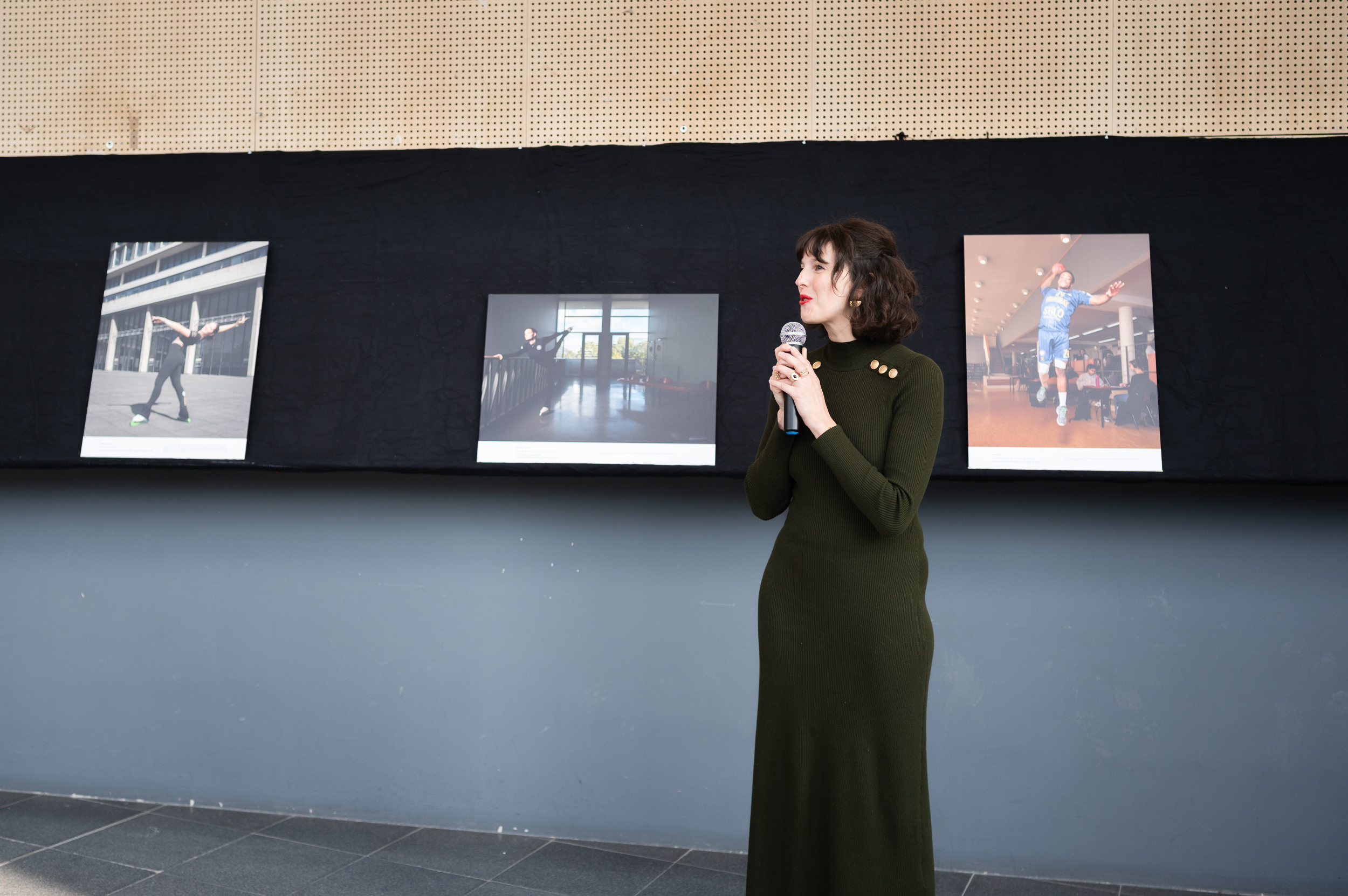 Ludivine Richefeu durant son discours