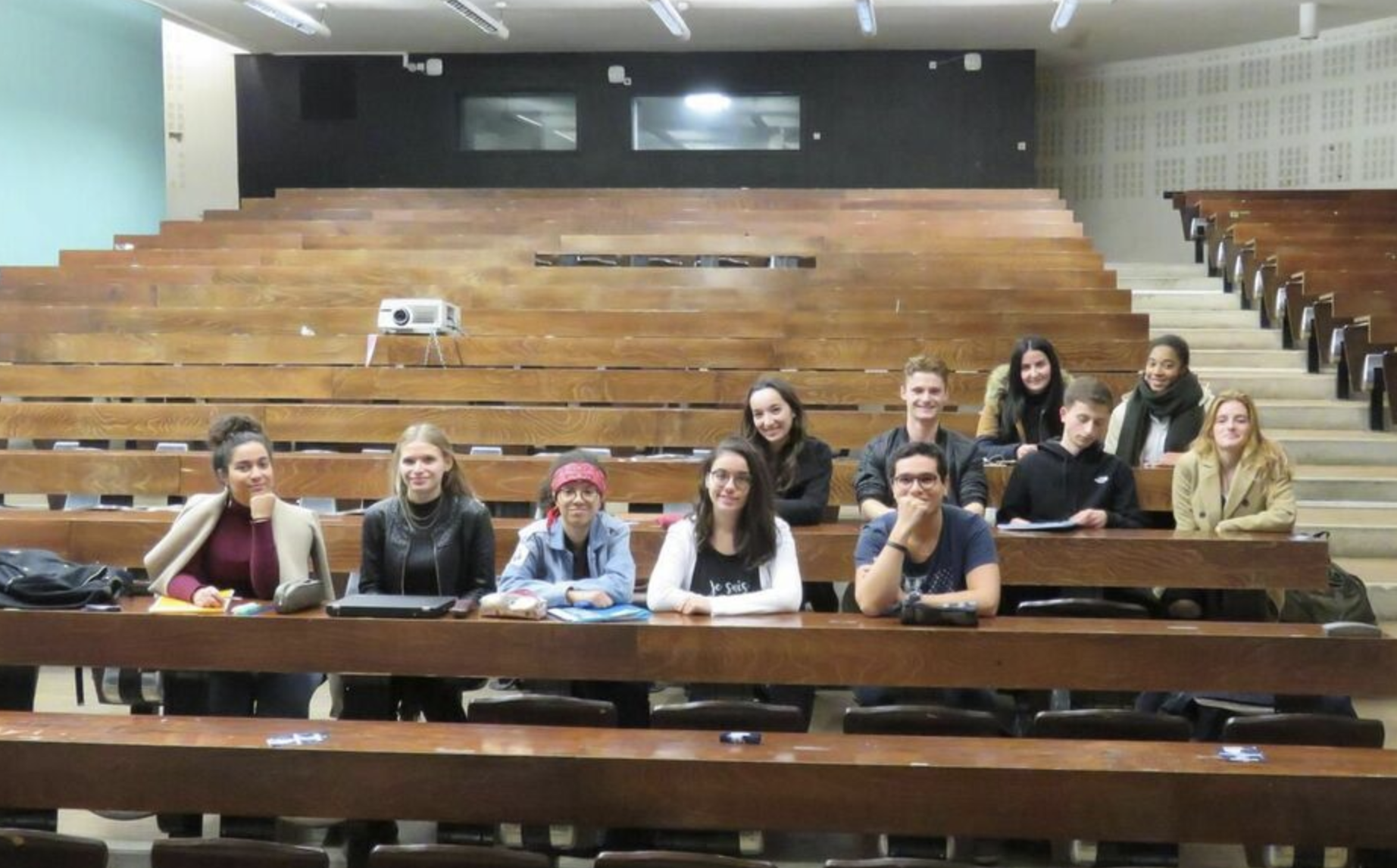 Cergy. Des lycéens des Yvelines et du Val-d’Oise suivent des cours de droit de première année à l’université de Cergy-Pontoise tous les mercredis après-midi. LP/A. C