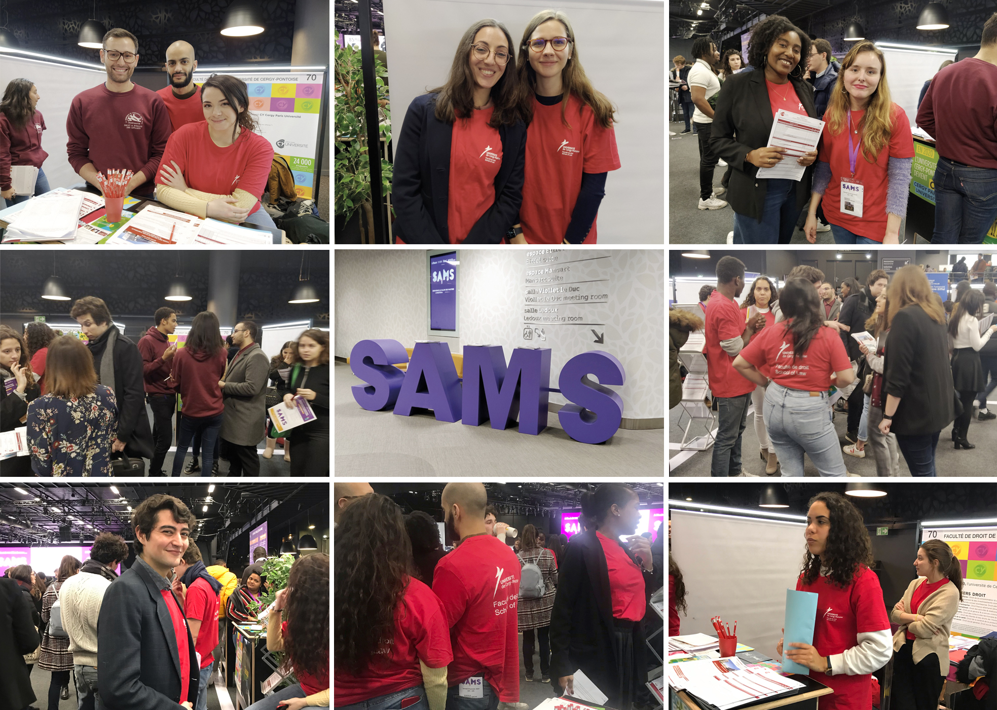 photographies des étudiants au salon du SAMS 2020