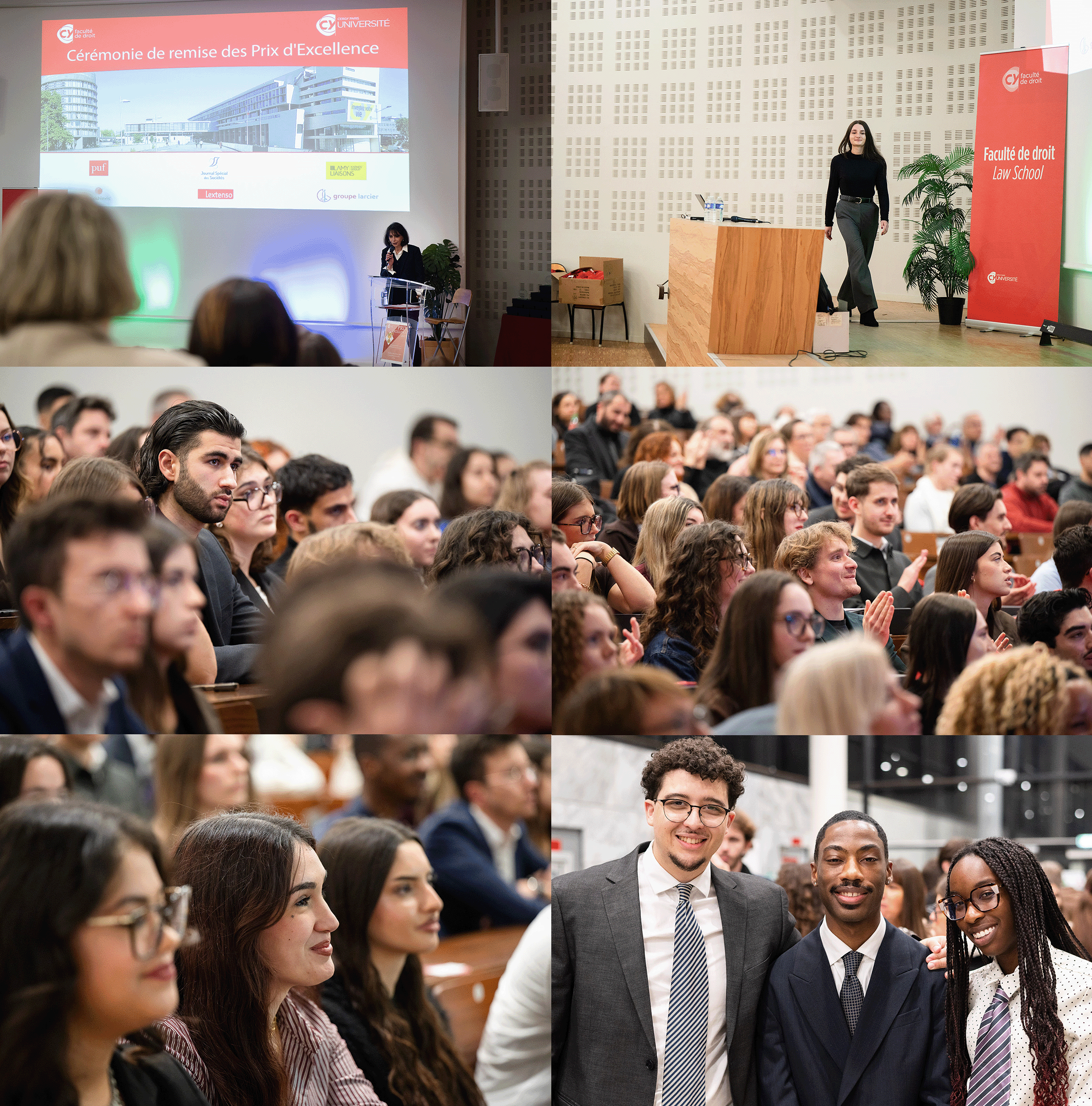 Photos des étudiants du prix
