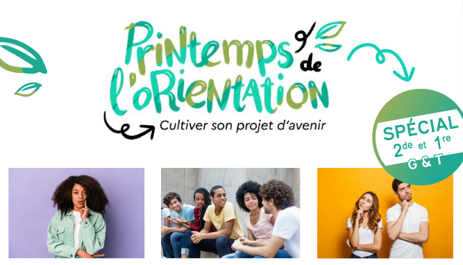 illustration et photos du printemps de l'orientation 