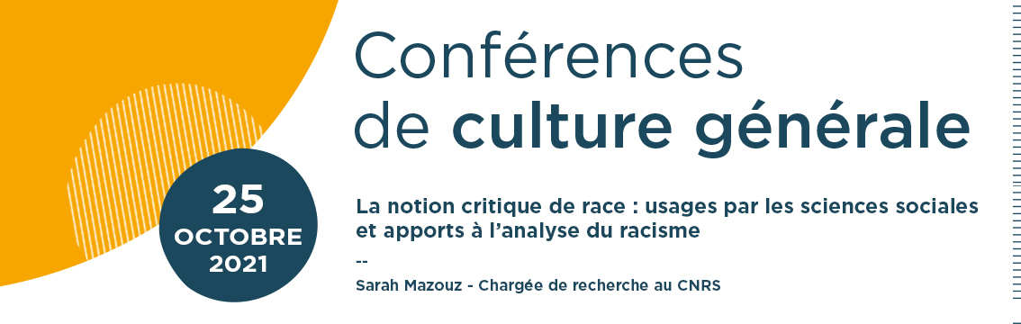 Conférence de culture générale avec Sarah Mazouz